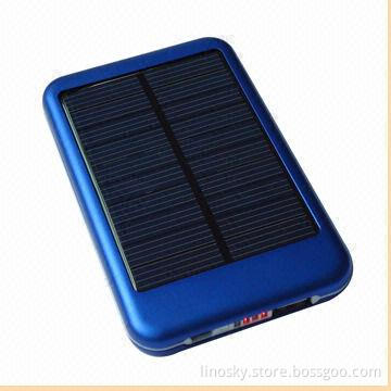 Solar power bank, measures 125x79x14mm